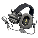 EARMOR M32 MOD4 Headset & M51 PTT& ARC Rail Adapter Sets Tactical Communication System