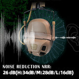 FCS AMP Headset Military Standard Pickup Noise Reduction Communication Headphone